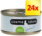 Mokra karma dla kotów - Cosma Zestaw Nature, 24 x 70 g - Pierś z kurczaka i krewetki - miniaturka - grafika 1