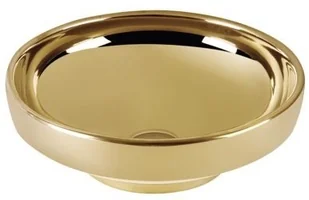 Vitra Water Jewels Umywalka nablatowa 40x40x14 cm złota 4334B472-0016 4334B4720016 - Umywalki - miniaturka - grafika 2