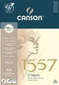 Podobrazia, bloki, papiery - Canson Blok RYSUNKOWY 1557 21X29,7 A4 50 KARTEK 120G 204127408 - miniaturka - grafika 1