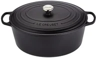 Naczynia żaroodporne - Le Creuset Signature brytfanna, odporna na zarysowania, owalna, czarny, 40 cm 21178400000430 - miniaturka - grafika 1