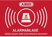 Alarmy - Abus Panel informacyjny język Niemiecki) AU1423 - miniaturka - grafika 1