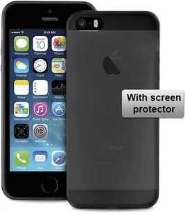 PURO Etui Ultra Slim 0.3 mm do iPhone 5/5S/SE Czarny (IPC503BLK) - Etui i futerały do telefonów - miniaturka - grafika 7