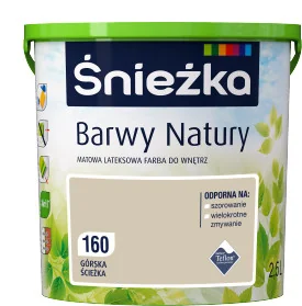 Śnieżka Barwy Natury Górska Ścieżka 160 2,5L - Farby zewnętrzne - miniaturka - grafika 3