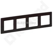 Klawisze i ramki - Legrand 754174VALENA LIFE RAMKA X4 WENGE - miniaturka - grafika 1
