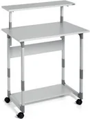 Stoły i stoliki do biura - Durable Stolik do komputera SYSTEM COMPUTER TROLLEY 80 VH szary - miniaturka - grafika 1