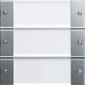 Wyłączniki światła i elektryczne - Gira 011 01136271 Zestaw Klawiszy System 55 Potrójny z polem opisowym (kolo - miniaturka - grafika 1