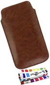 Etui i futerały do telefonów - LG 'Muzzano Schutzhülle "Le Sweep für P990 - Braun - miniaturka - grafika 1