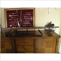 WŁOCHY CUDNA ANGIELSKA STRZELBA Z PASEM - Repliki - broń WŁOCHY CUDNA ANGIELSKA STRZELBA Z PASEM - Repliki - broń - miniaturka - grafika 1