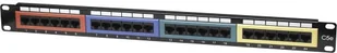 Intellinet Patch panel UTP Cat5e 24-porty RJ45 19cali 1U z kolorowymi modułami 513678 - Pozostałe akcesoria sieciowe - miniaturka - grafika 3