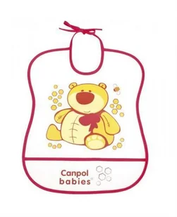 Canpol babies Śliniak plastikowy miękki, 1 sztuka - Pozostałe kosmetyki - miniaturka - grafika 3