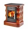 Wkłady kominkowe - Haas+Sohn piec kaflowy MANTA gzyms miodowy - miniaturka - grafika 1