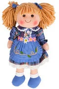 Bigjigs Lalka szmaciana duża Karolina - Lalki dla dziewczynek - miniaturka - grafika 2