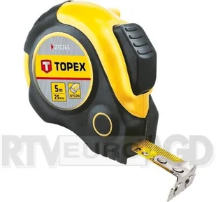 Topex Pomiarowe Miara zwijana 5 m 27C365 - Poziomice, łaty, miary - miniaturka - grafika 2