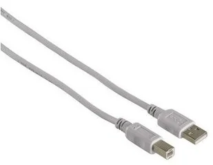 Hama wtyk wtyczka kabel połączeniowy USB A B, 1,5 m, szary - Kable USB - miniaturka - grafika 2