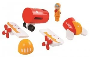 Lelin Magnetyczny samolot do składania dla malucha L10168 - Klocki - miniaturka - grafika 2