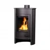 Wkłady kominkowe - HS Flamingo piecyk MEDIE I 12 kW czarny - miniaturka - grafika 1