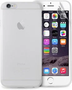 PURO Ultra Slim 0.3 mm etui + folia iPhone 6 transparentne IPC64703TR - Etui i futerały do telefonów - miniaturka - grafika 2