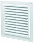 Wentylatory przemysłowe - Vents Kratka wentylacyjna z siatką 250 x 250 mm biała - miniaturka - grafika 1