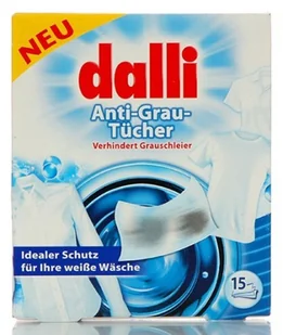 Dalli chusteczki przeciw farbowaniu DO PRANIA BIAŁYCH TKANIN 15SZT (51390987) - Środki do prania - miniaturka - grafika 3