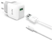 Ładowarki do telefonów - Celly Ładowarka do sieci Turbo s funkcí rychlonabíjení TCUSBTYPEC) Biała - miniaturka - grafika 1
