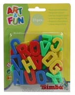 Zabawki interaktywne dla dzieci - Simba Toys Wielkie litery magnetyczne - miniaturka - grafika 1