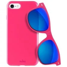 PURO Sunny Kit - Zestaw etui iPhone 7 + składane okulary przeciwsłoneczne (różowy) 10_9692 - Etui i futerały do telefonów PURO Sunny Kit - Zestaw etui iPhone 7 + składane okulary przeciwsłoneczne (różowy) 10_9692 - Etui i futerały do telefonów - miniaturka - grafika 1