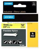 Taśmy do drukarek barwiące - Dymo oryginalny taśma do drukarek etykiet, , 18491, czarny druk/żółty podkła - miniaturka - grafika 1