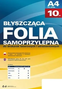 Argo Folia samop. A4 do druk. Laser op.10 - bezb - Folie do drukarek - miniaturka - grafika 2