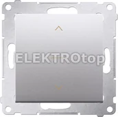 Wyłączniki światła i elektryczne - Kontakt Simon DZW1K.01/43 Łącznik żaluzjowy trójpozycyjny 1-0-2 (moduł); srebrny - miniaturka - grafika 1