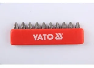 YATO Końcówki wkrętakowe ph2x25 mm, kpl. 10 szt. YT-0475 - Bity - miniaturka - grafika 4