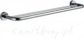 Emco 456100160 podwójny uchwyt na ręcznik kąpielowy Rondo 2 600 MM, chromowany 456100160 - Wieszaki łazienkowe - miniaturka - grafika 3