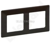 Klawisze i ramki - Legrand 754172VALENA LIFE RAMKA X2 WENGE - miniaturka - grafika 1