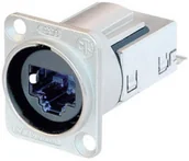 Pozostałe akcesoria sieciowe - Neutrik NE8-FDY0-C6 Złącze żeńskie do wbudowania Ilość biegunów 8P8C nikiel Zawartość 1 szt - miniaturka - grafika 1