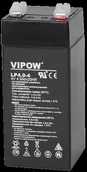 Akumulatory ogólnego zastosowania - Vipow Akumulator żelowy 4V 4,9Ah - miniaturka - grafika 1