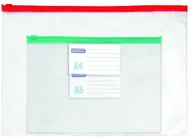Akcesoria do pakowania - Donau Torebka PVC z suwakiem A4 - N0963 NB-5485 - miniaturka - grafika 1