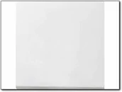 Wyłączniki światła i elektryczne - Gira Klawisz przełączalny F100 biały - miniaturka - grafika 1