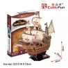 Cubicfun 3D Żaglowiec Santa Maria T4008H - Puzzle - miniaturka - grafika 2