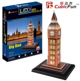 Cubicfun puzzle puzzle 3D Zegar Big Ben-podświetlany - DA-20501 - Puzzle - miniaturka - grafika 2