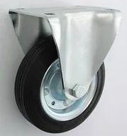 Kółka i bloczki - Zabi Koło metalowo-gumowe w obudowie stałej fi 160 - miniaturka - grafika 1