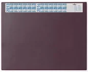 Podkładki na biurko - Durable Podkład na biurko z kalendarzem 520x650mm czerwony - miniaturka - grafika 1