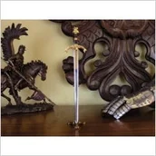 Repliki - akcesoria - Płatnerze hiszpańscy NOŻYK DO LISTÓW MIECZ RYSZARDA LWIE SERCE - miniaturka - grafika 1