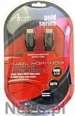 Kable - Art KABEL AL-01-3m HDMI 19pin męski/HDMI 19pin męski pozłacany - miniaturka - grafika 1