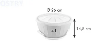 Tescoma Delícia miska na ciasto drożdżowe z ogrzewaczem - Miski i półmiski - miniaturka - grafika 3