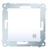 Wyłączniki światła i elektryczne - Kontakt Simon Łącznik krzyżowy (moduł) 16AX, 250V~, zaciski śrubowe; antracyt - miniaturka - grafika 1