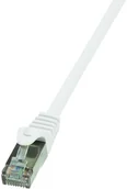 Kable miedziane - LogiLink Kabel sieciowy CP2011S CAT 6 F/UTP AWG 26/7 RJ45 0.25 m Biały - miniaturka - grafika 1