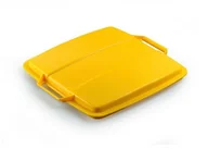 Kosze na śmieci - Durable Pokrywa do pojemnika 90l żółta 1800475030 - miniaturka - grafika 1
