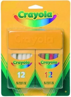 Crayola Zestaw Kredy białej i kolorowej 98268 - Przybory szkolne - miniaturka - grafika 2