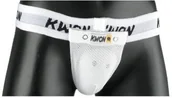 Ochraniacze do sportów walki - Kwon Economy Ochraniacz Na Krocze Dla Mężczyzn, Kolor: Biały, Rozmiar: L (4040703) - miniaturka - grafika 1
