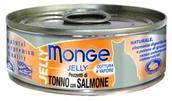 Mokra karma dla kotów - Monge Jelly Tuńczyk Z Łososiem W Galarecie 80G - miniaturka - grafika 1