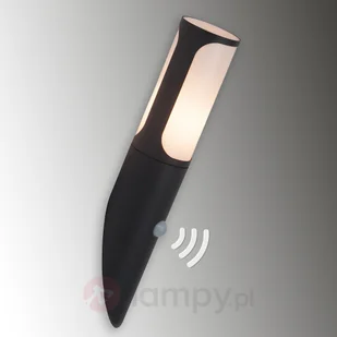 Brilliant GAP - szara lampa zewnętrzna z czujnikiem - Lampy ogrodowe - miniaturka - grafika 5